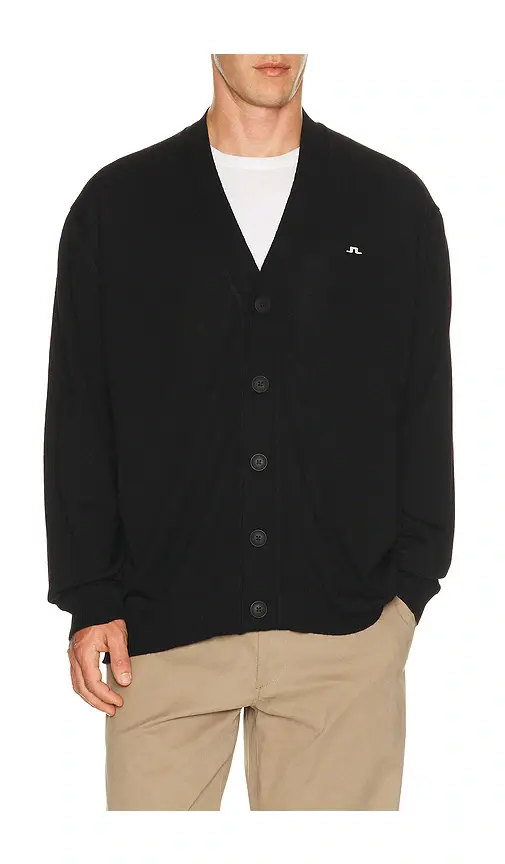 J.Lindeberg Lucas Knitted Cardigan | Image 1 J.Lindeberg Lucas Knitted Cardigan | Image 1