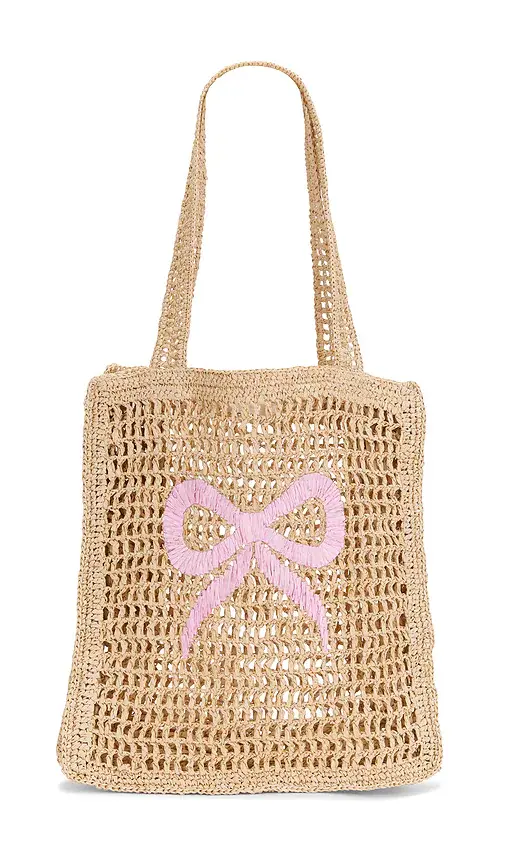 LoveShackFancy Seaside Beach Bag | Image 1 LoveShackFancy Seaside Beach Bag | Image 1