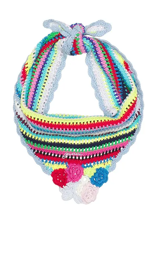 Ganni Triangular Scarf | Image 1 Ganni Triangular Scarf | Image 1