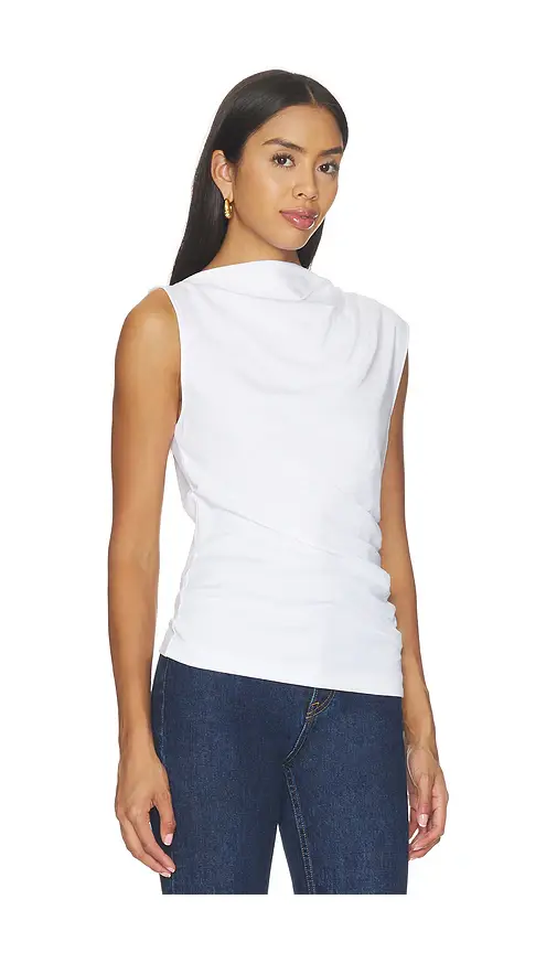 Vince Sleeveless Draped Top | Thumbnail 2
