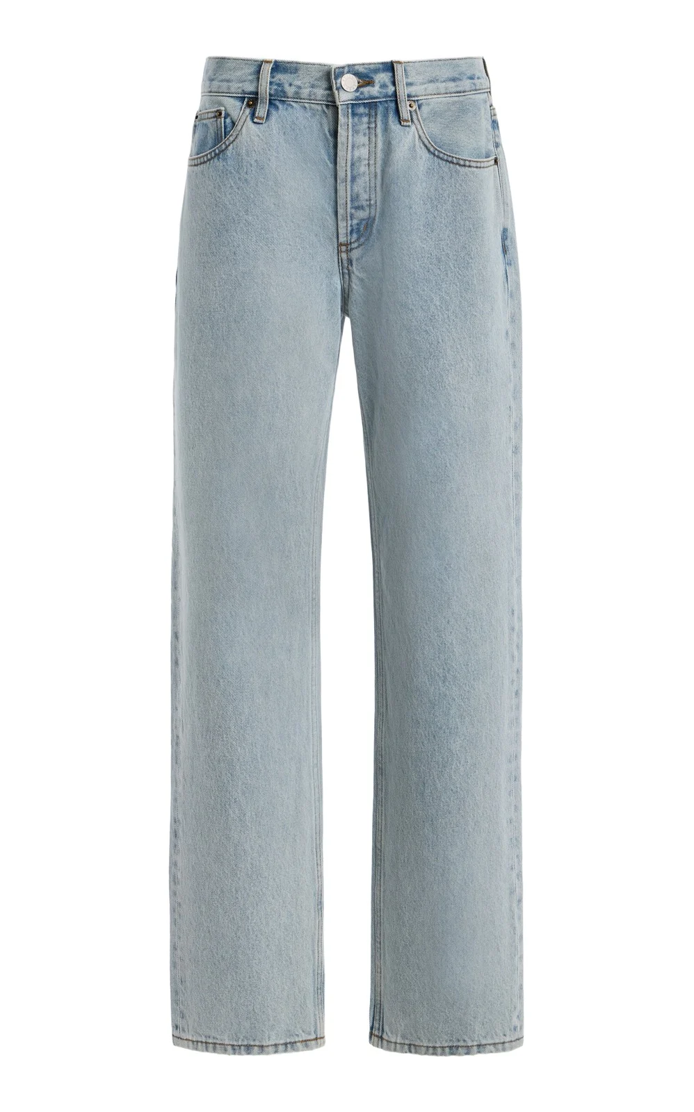 STILL HERE Life Rigid Mid-Rise Straight-Leg Jeans