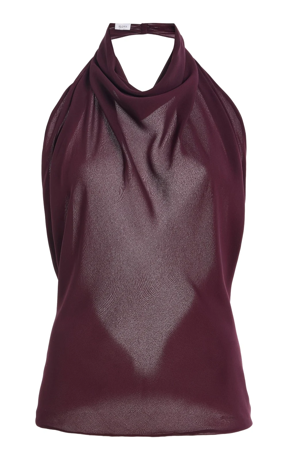 SLOAN Exclusive The Georgette Semi-Sheer Scarf Top