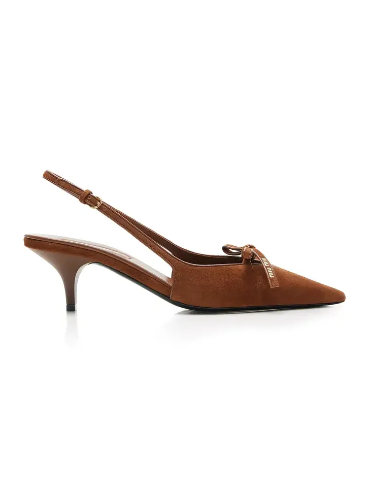 Slingback Suede Pumps Slingback Suede Pumps