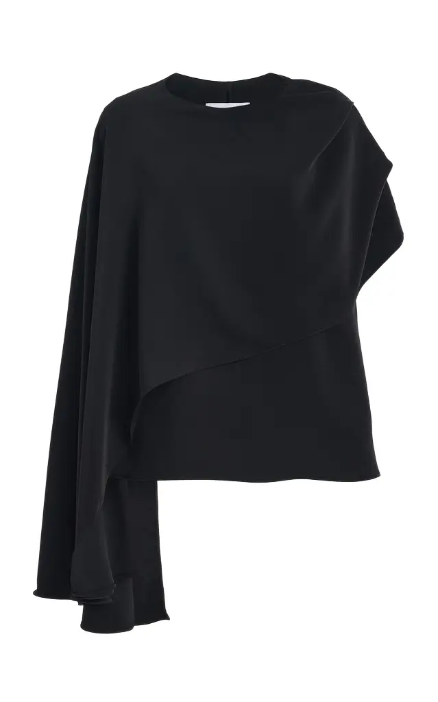 SLOAN Cape Chiffon Top