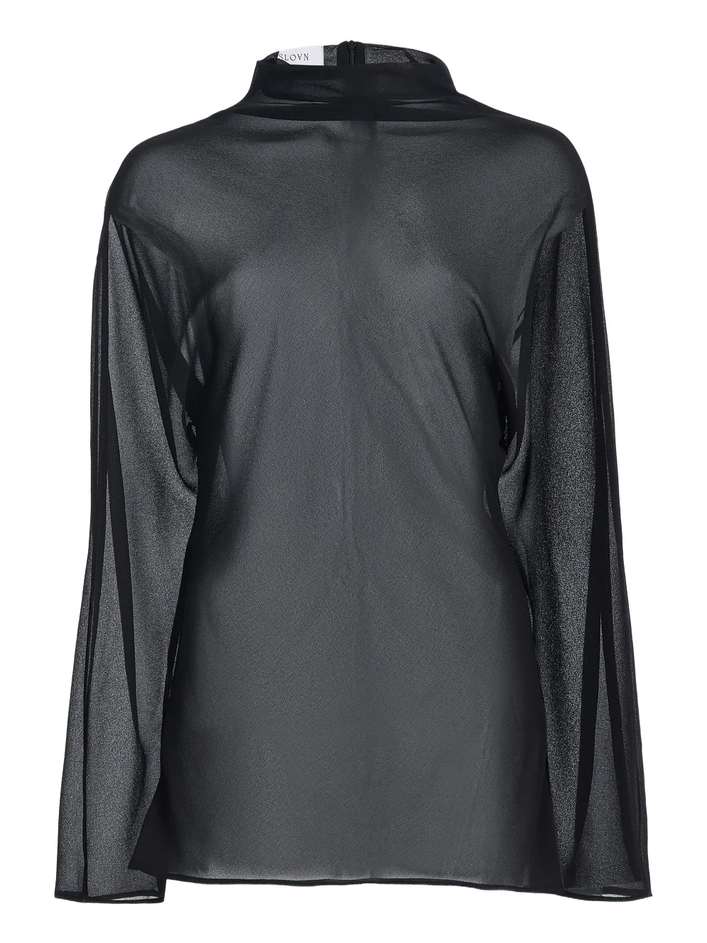 SLOAN The Sheer Turtleneck Top