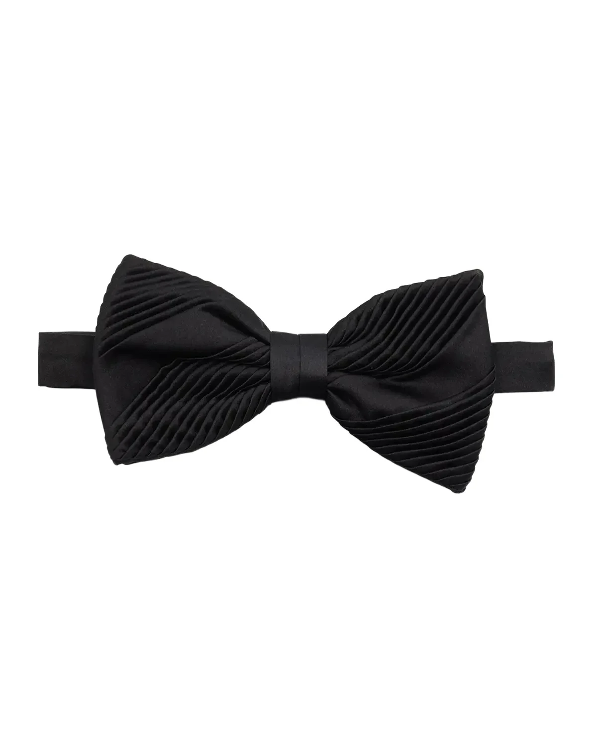 Stefano Ricci Men's Pleated Silk Pre-Tied Bow Tie