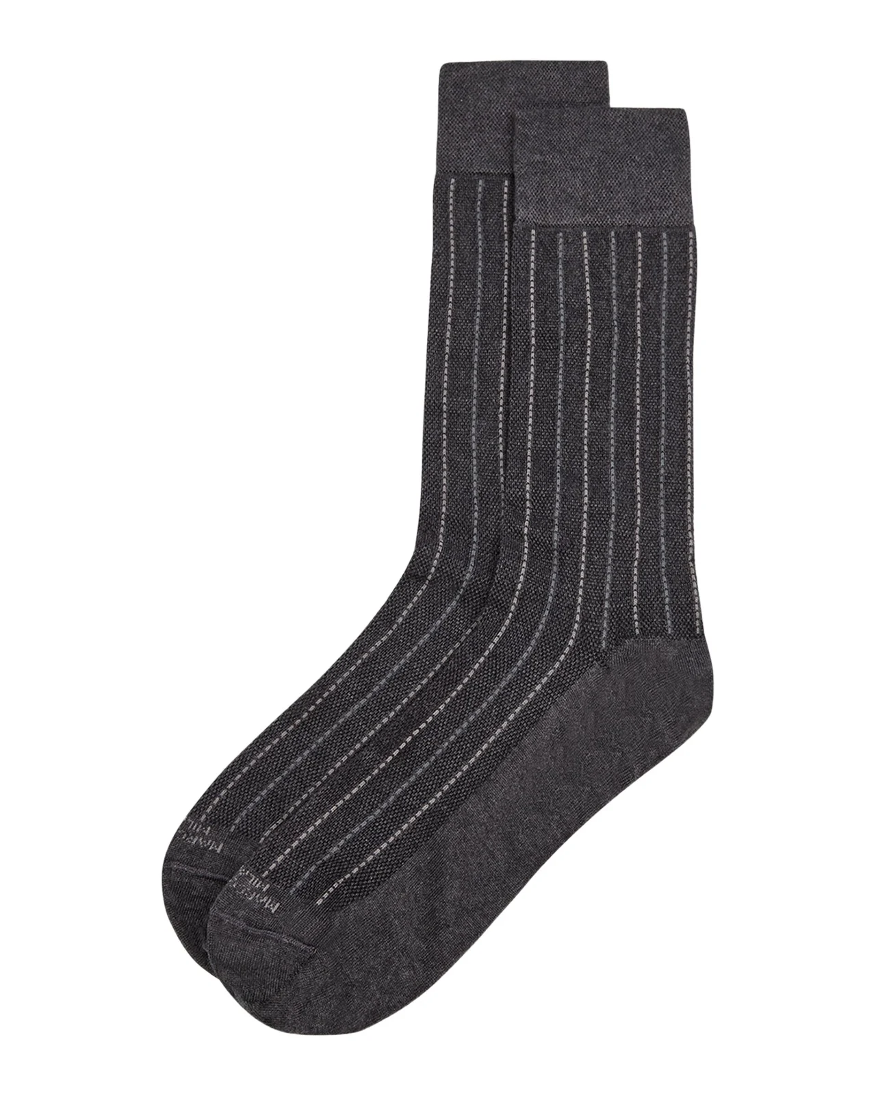 Marcoliani Men's Elegance Pique Crew Socks