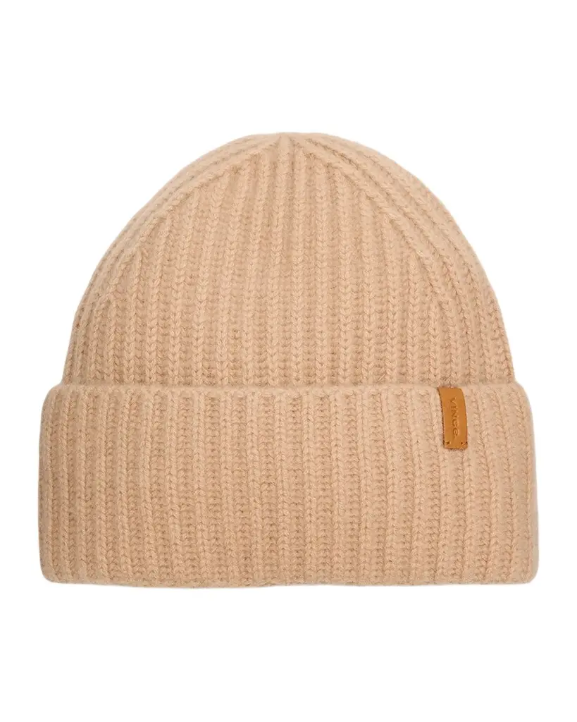 Vince Cashmere Chunky Knit Beanie | Image 1 Vince Cashmere Chunky Knit Beanie | Image 1