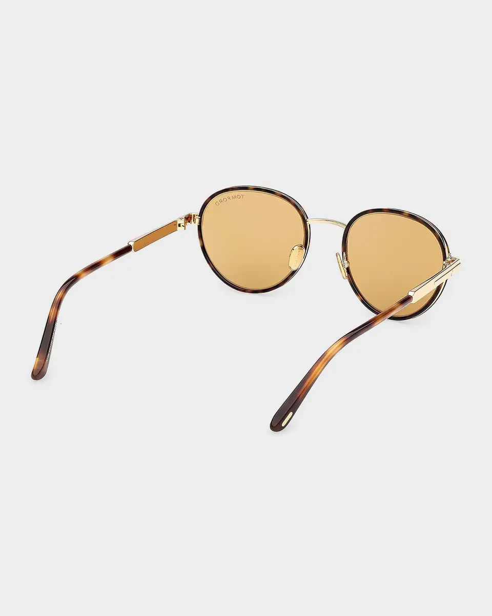 Tom Ford Jet 51MM Round Sunglasses | Thumbnail 7