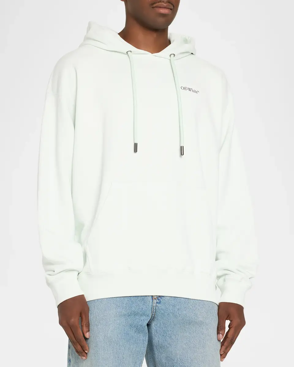 Off-White Men's Half Arrow Skate Cotton Hoodie | Thumbnail 4