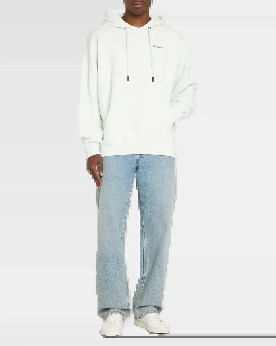 Off-White Men's Half Arrow Skate Cotton Hoodie | Thumbnail 6