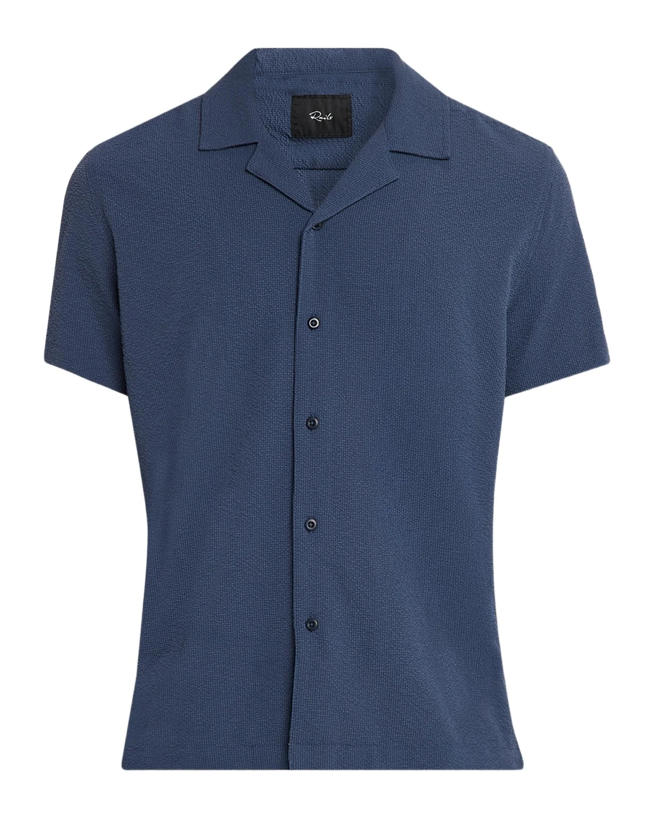 Men's Amalfi Textured Short-Sleeve Shirt