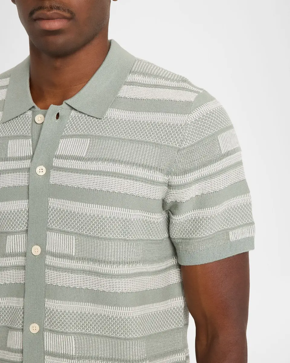 RAILS Men's Henri Cotton Patchwork Short-Sleeve Shirt | Thumbnail 5 RAILS Men's Henri Cotton Patchwork Short-Sleeve Shirt | Thumbnail 5