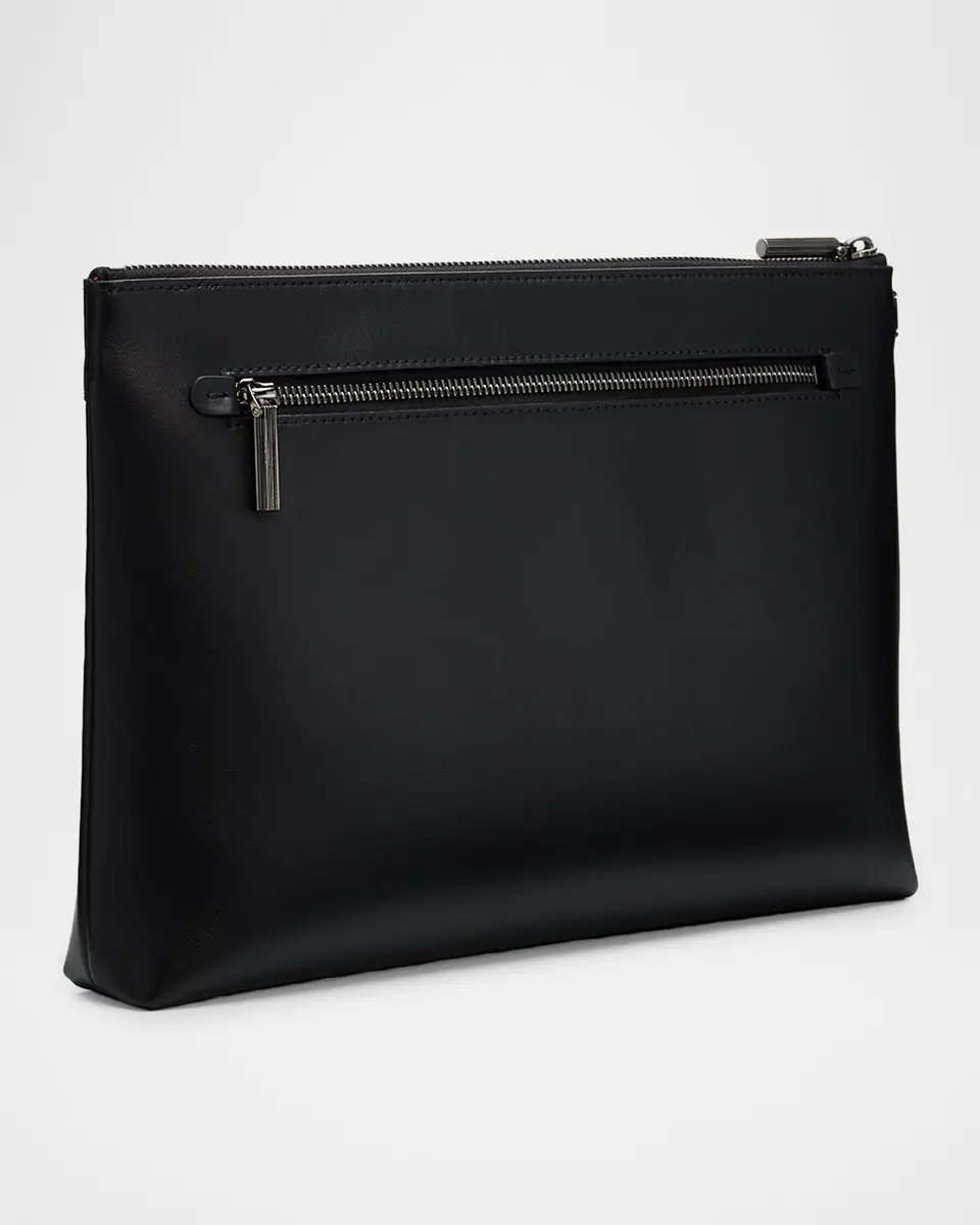 Christian Louboutin Men's Kosmica Leather Wrist Pouch | Thumbnail 2 Christian Louboutin Men's Kosmica Leather Wrist Pouch | Thumbnail 2
