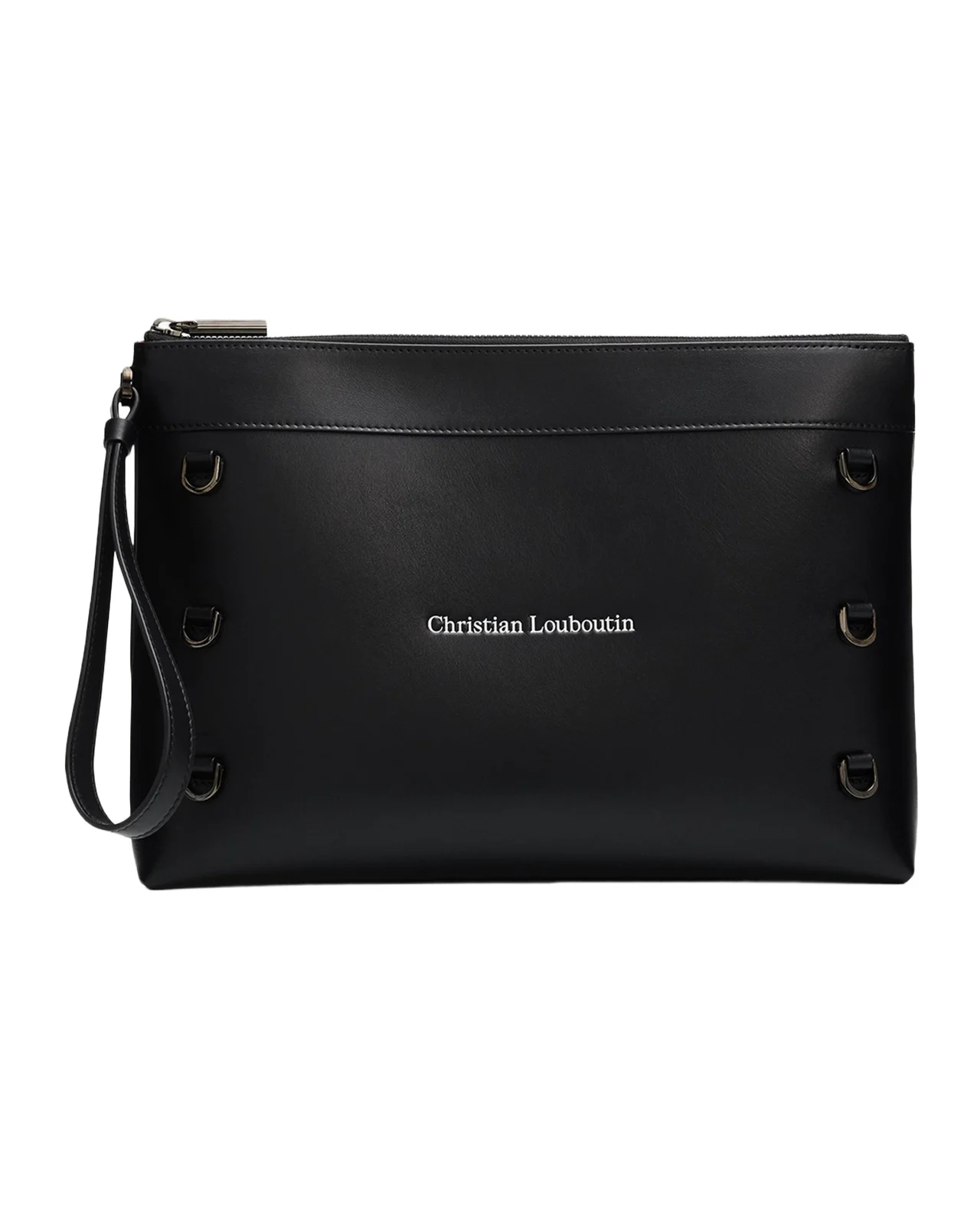 Christian Louboutin Men's Kosmica Leather Wrist Pouch