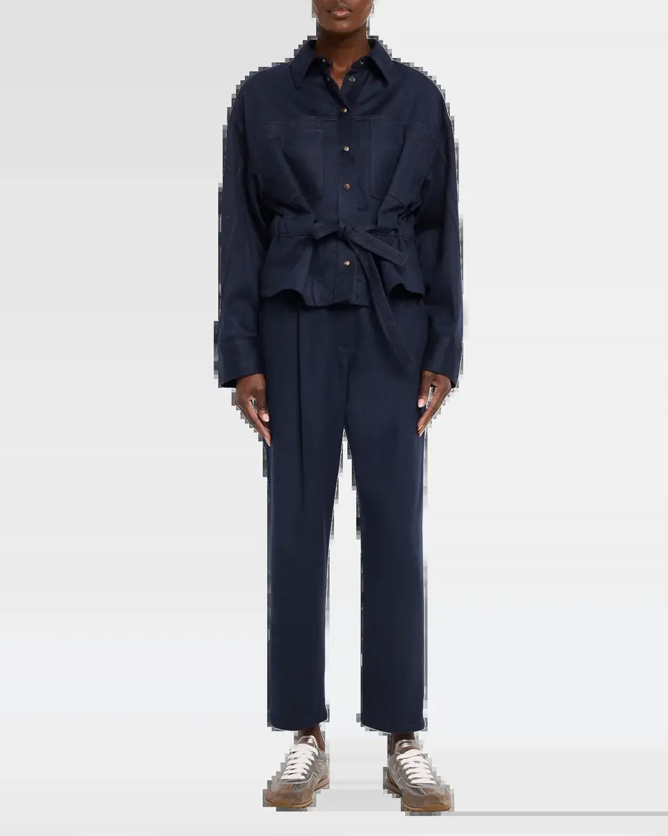 Brunello Cucinelli Pleated Wool Straight-Leg Pants | Thumbnail 6 Brunello Cucinelli Pleated Wool Straight-Leg Pants | Thumbnail 6