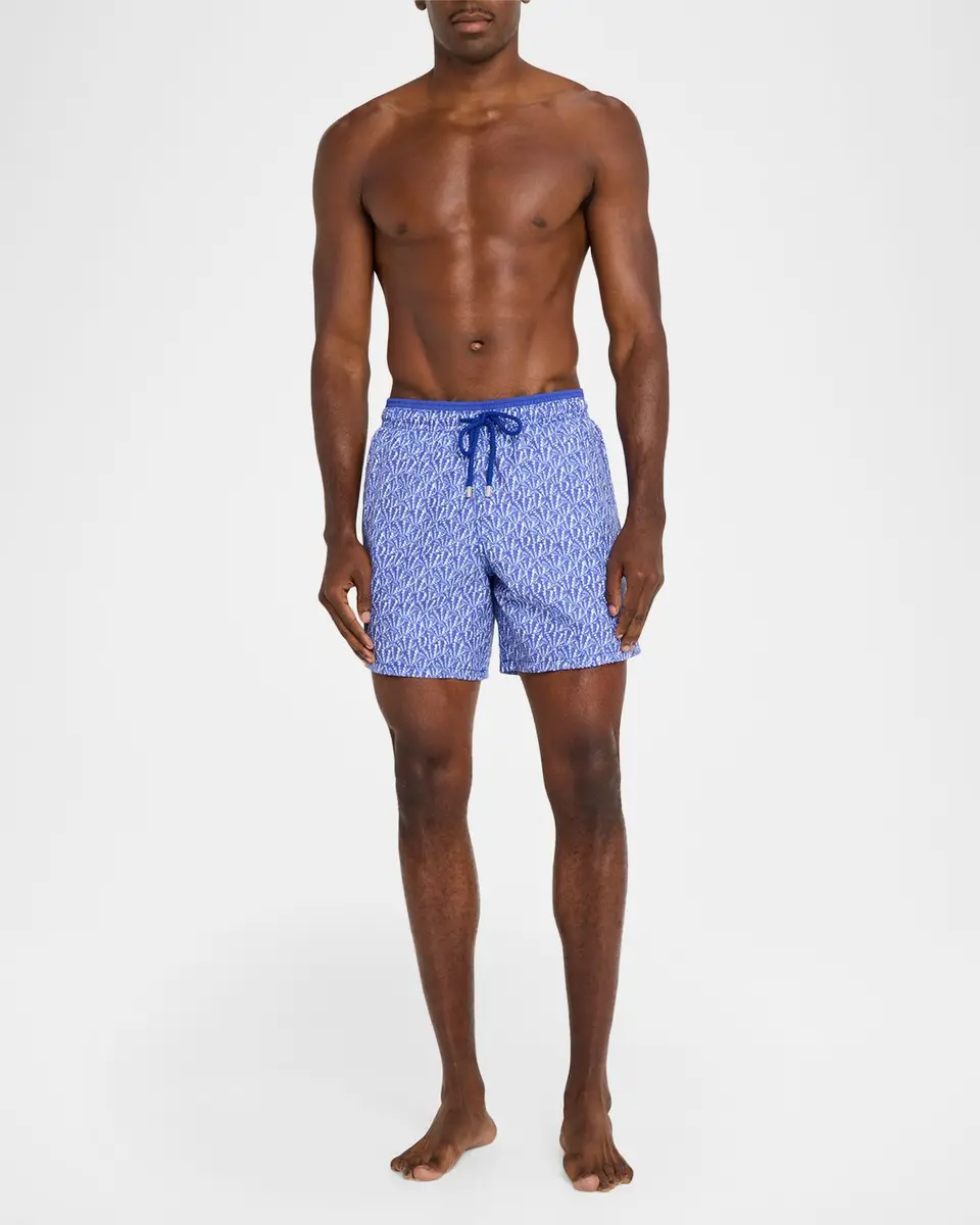 Vilebrequin Men's Graphic Shells Swim Trunks | Thumbnail 2