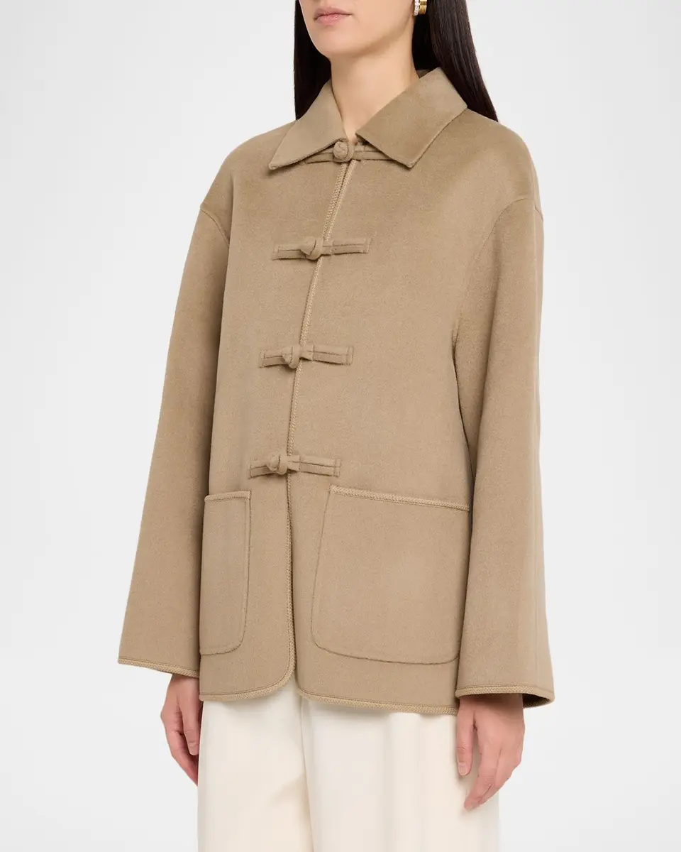 RÓHE Double-Faced Wool Pankou Closure Jacket | Thumbnail 4 RÓHE Double-Faced Wool Pankou Closure Jacket | Thumbnail 4