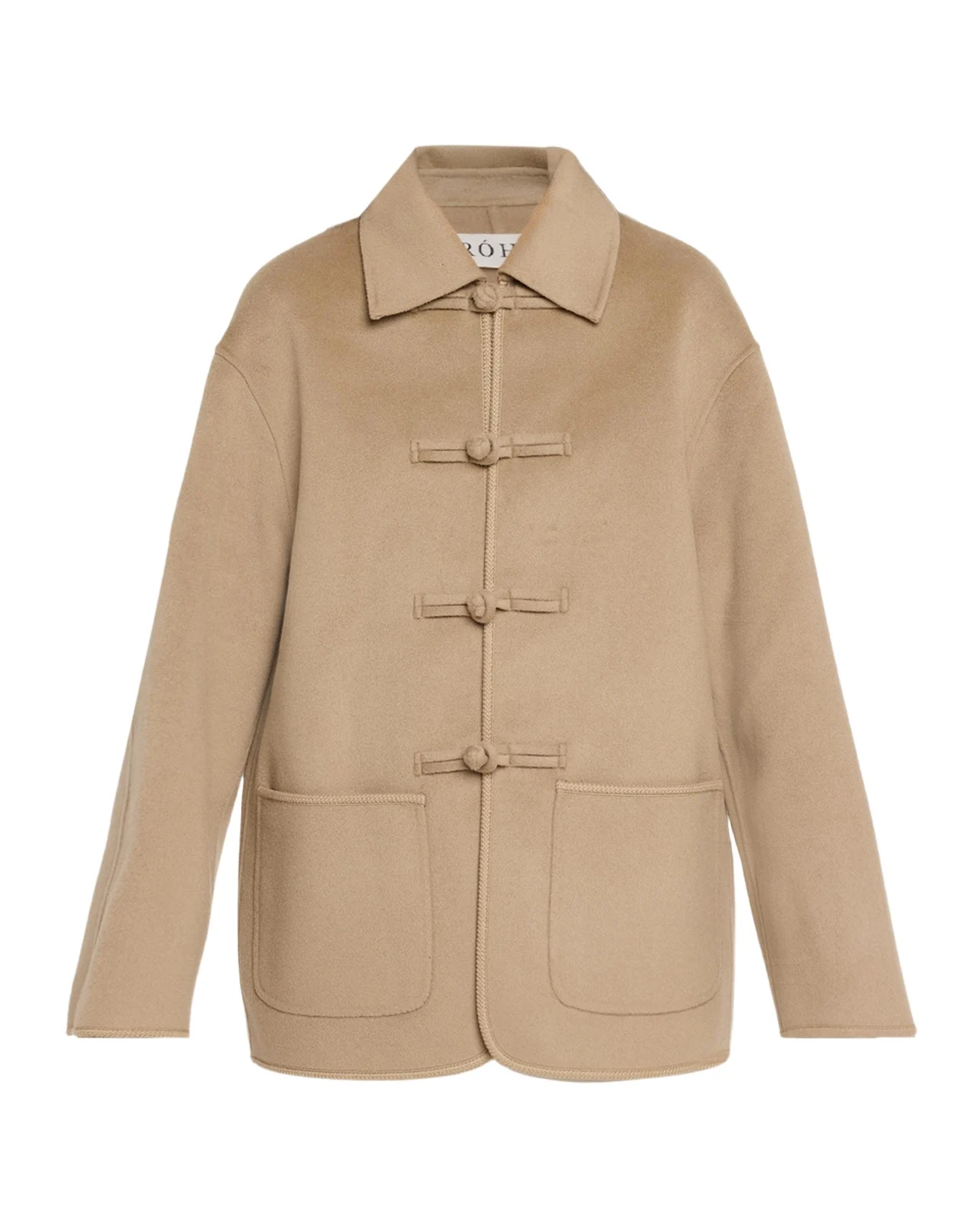 RÓHE Double-Faced Wool Pankou Closure Jacket