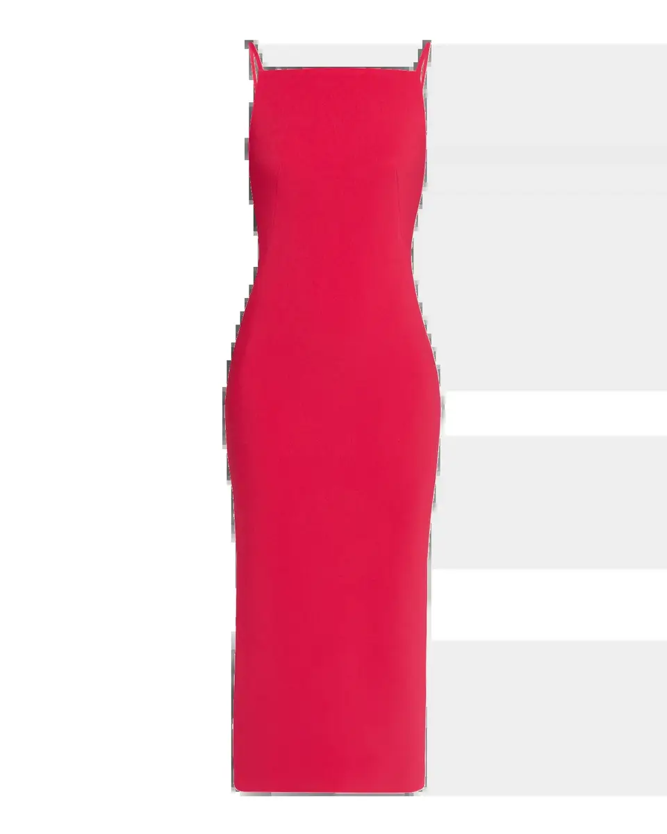 Givenchy Sliced Square-Neck Sleeveless Midi Dress | Thumbnail 5