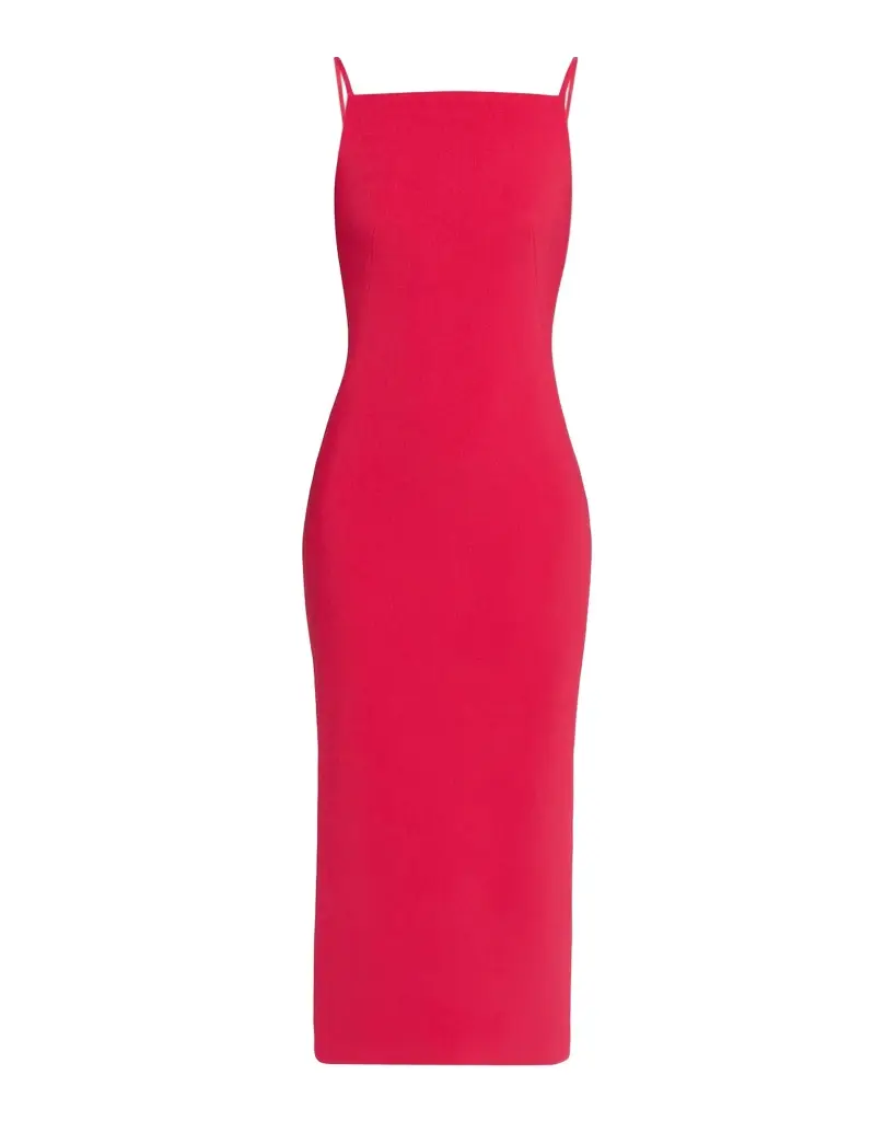 Givenchy Sliced Square-Neck Sleeveless Midi Dress | Image 1 Givenchy Sliced Square-Neck Sleeveless Midi Dress | Image 1