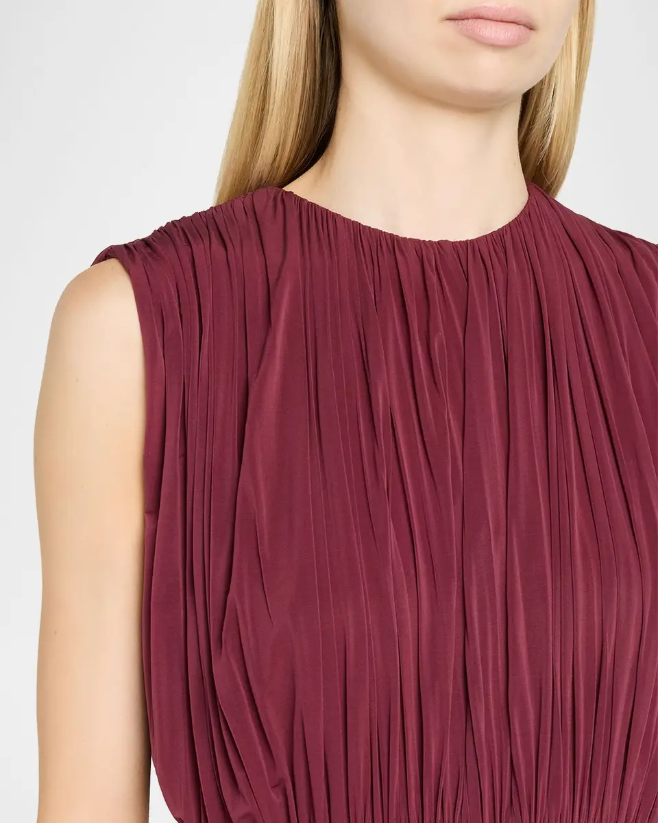 FFORME Leonora Sleeveless Draped Crepe Jersey Midi Dress | Thumbnail 5 FFORME Leonora Sleeveless Draped Crepe Jersey Midi Dress | Thumbnail 5