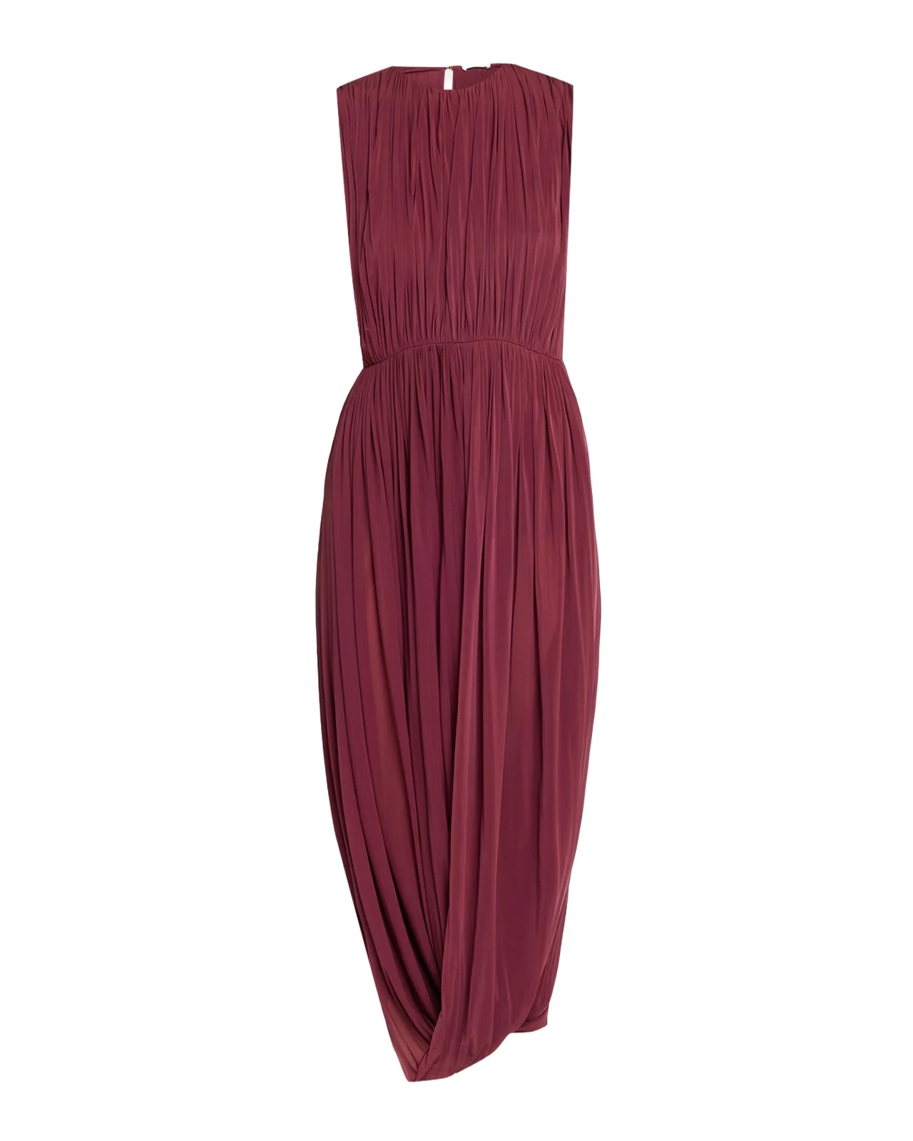 FFORME Leonora Sleeveless Draped Crepe Jersey Midi Dress