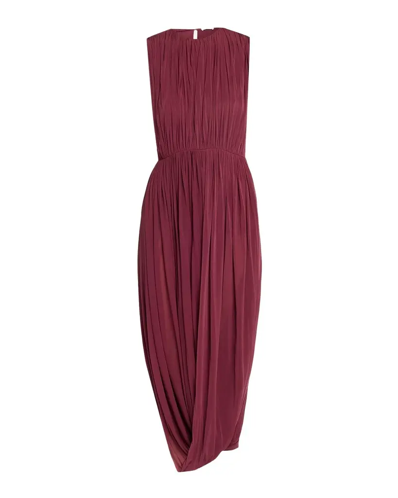 FForme Leonora Sleeveless Draped Crepe Jersey Midi Dress | Image 1 FForme Leonora Sleeveless Draped Crepe Jersey Midi Dress | Image 1