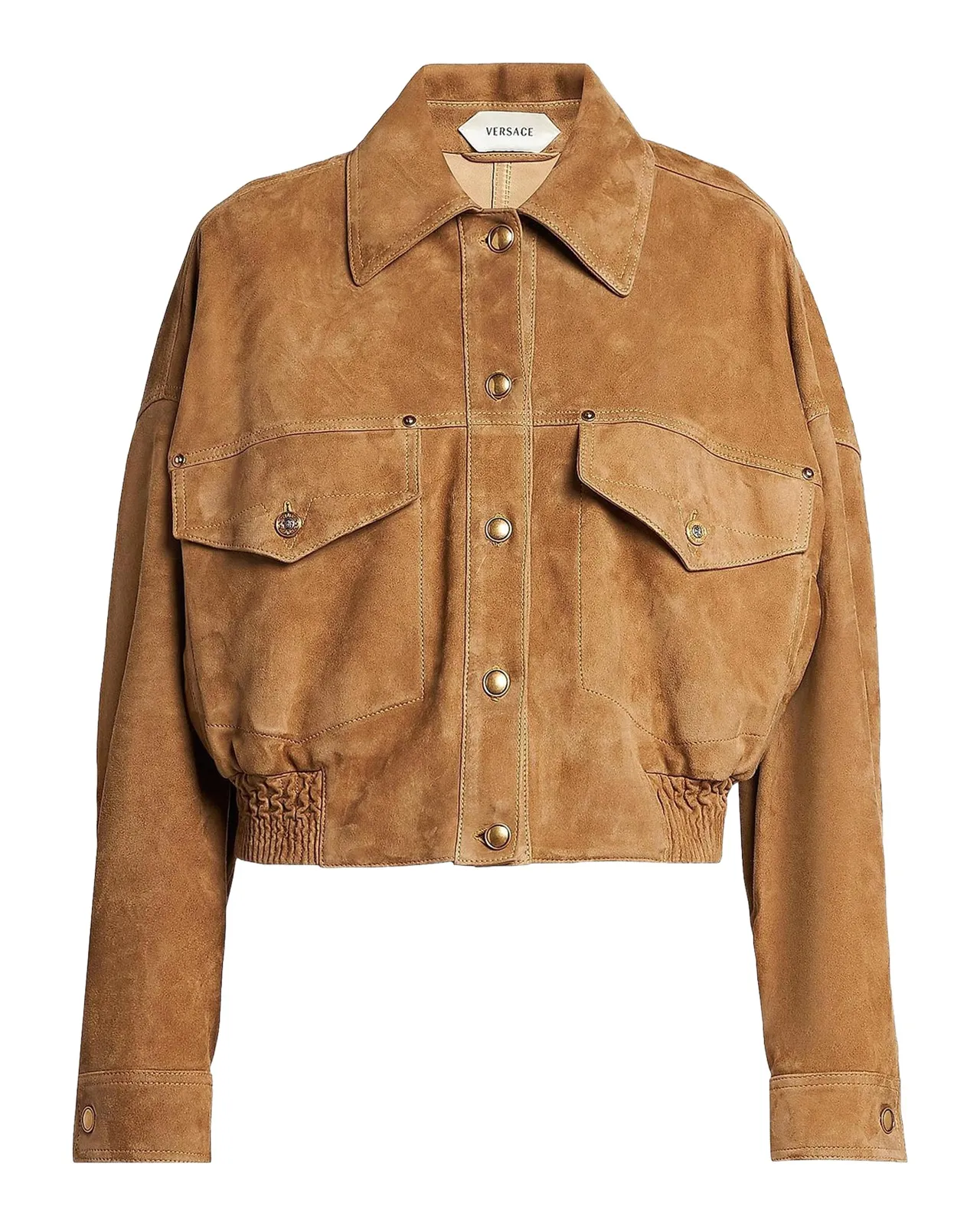 Versace Jeans Couture La Vacanza Suede Blouson Jacket