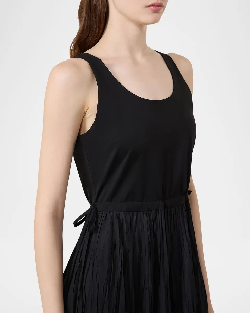 Weekend Max Mara Sleeveless Crinkled A-Line Midi Dress | Thumbnail 5 Weekend Max Mara Sleeveless Crinkled A-Line Midi Dress | Thumbnail 5