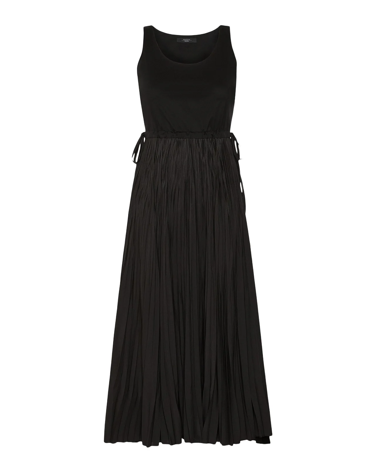 Sleeveless Crinkled A-Line Midi Dress Sleeveless Crinkled A-Line Midi Dress