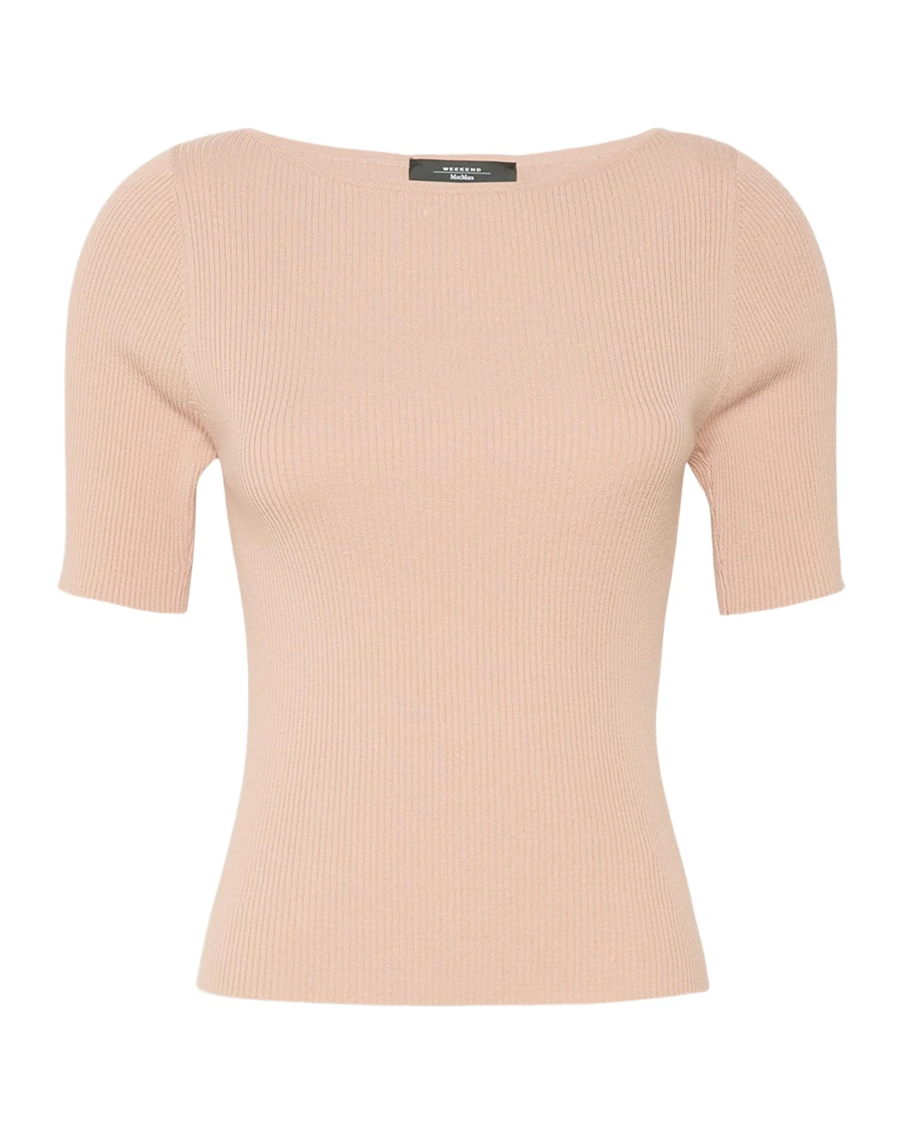 Weekend Max Mara Crewneck Rib Knit Shirt