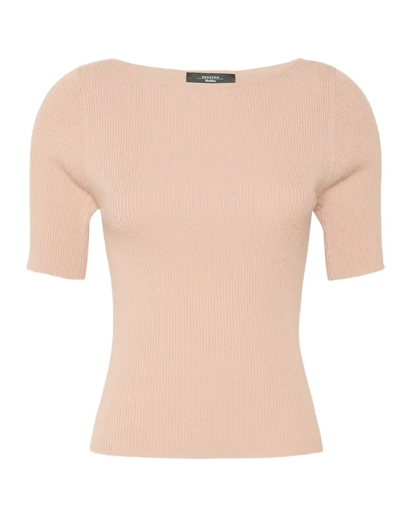 Weekend Max Mara Crewneck Rib Knit Shirt | Image 1 Weekend Max Mara Crewneck Rib Knit Shirt | Image 1