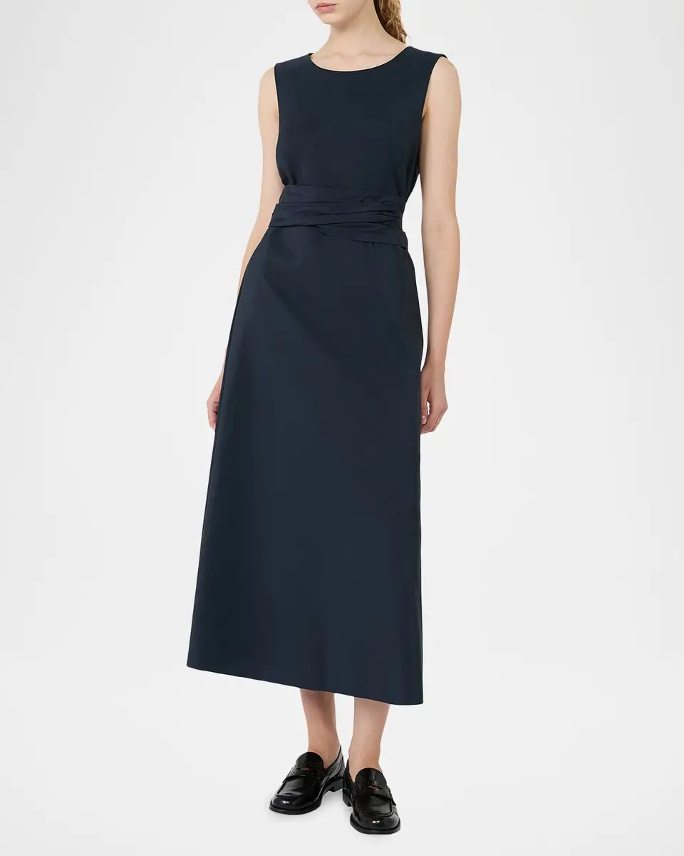 Weekend Max Mara Sleeveless Tie-Waist Midi Dress | Thumbnail 3 Weekend Max Mara Sleeveless Tie-Waist Midi Dress | Thumbnail 3
