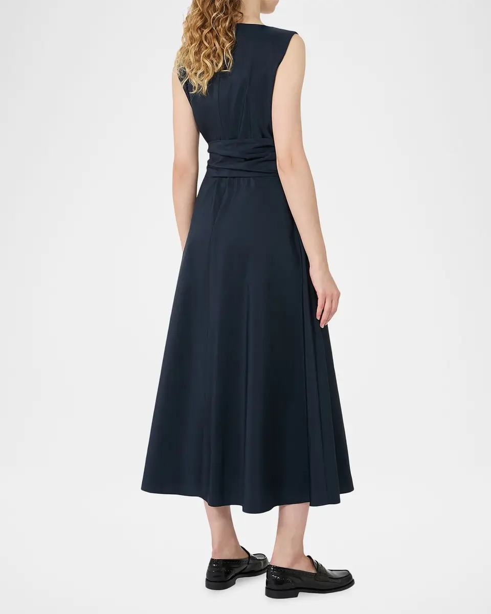 Weekend Max Mara Sleeveless Tie-Waist Midi Dress | Thumbnail 4 Weekend Max Mara Sleeveless Tie-Waist Midi Dress | Thumbnail 4