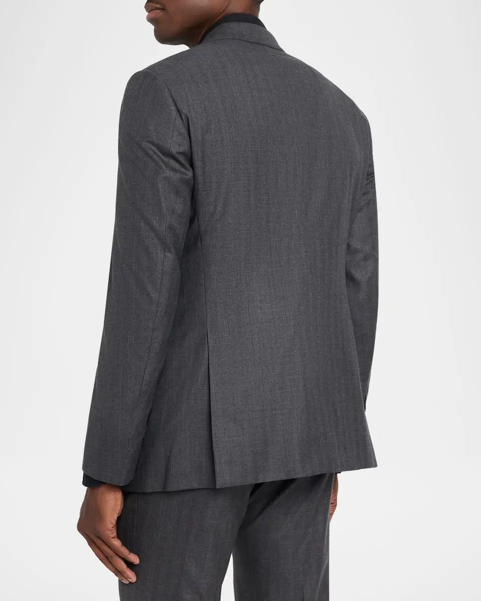 Giorgio Armani Men's Wool Herringbone Single-Breasted Suit | Thumbnail 5 Giorgio Armani Men's Wool Herringbone Single-Breasted Suit | Thumbnail 5