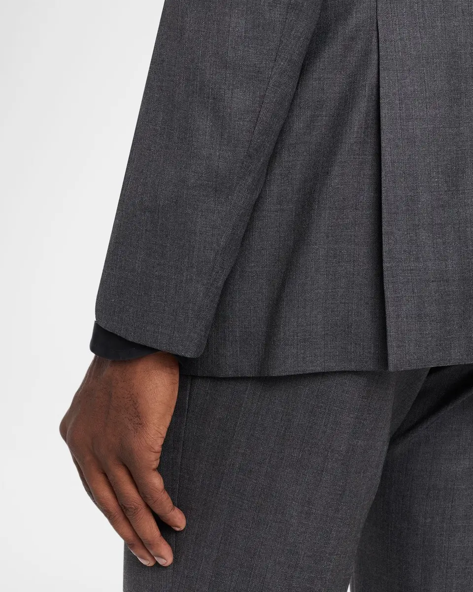 Giorgio Armani Men's Wool Herringbone Single-Breasted Suit | Thumbnail 9 Giorgio Armani Men's Wool Herringbone Single-Breasted Suit | Thumbnail 9