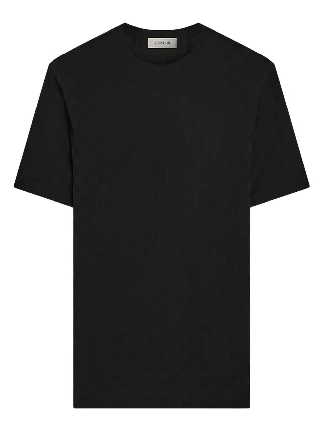 Men's Checked Cotton T-Shirt Men's Checked Cotton T-Shirt