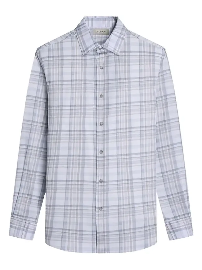 Men's Axel Plaid Cotton Sport Shirt Men's Axel Plaid Cotton Sport Shirt