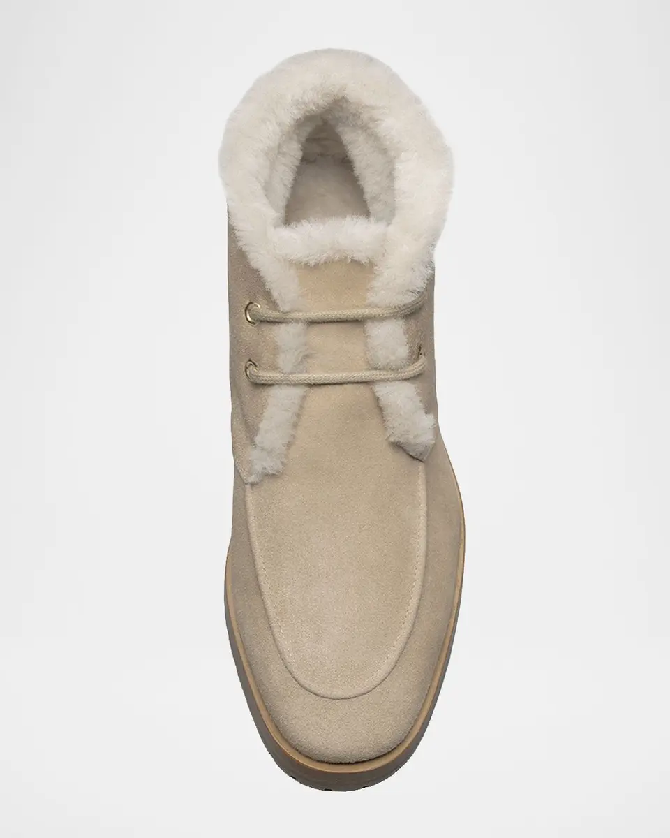 Bougeotte Shearling-Lined Suede Ankle Boots | Thumbnail 3 Bougeotte Shearling-Lined Suede Ankle Boots | Thumbnail 3