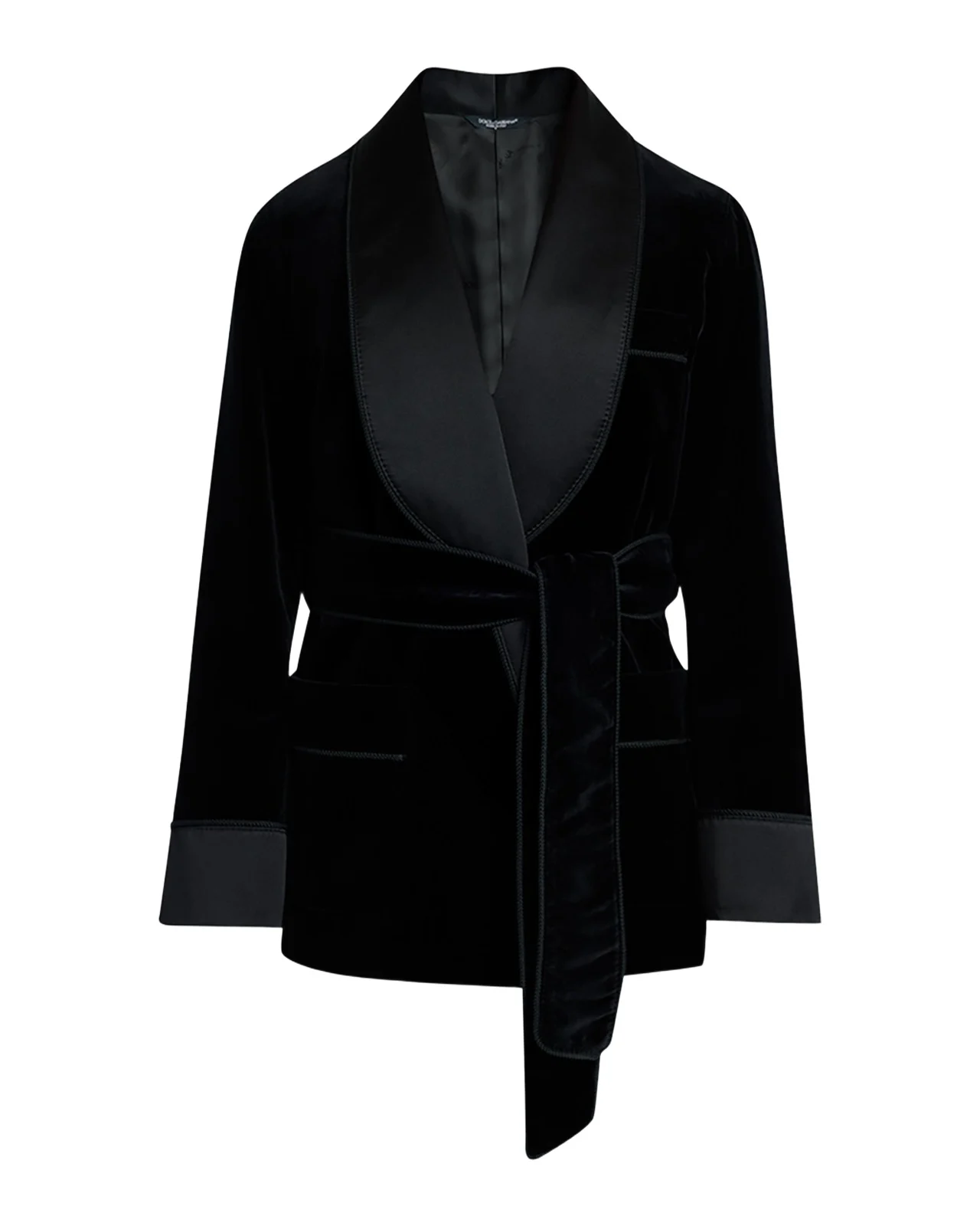 Men's Satin Shawl Lapel Velvet Smoking Jacket Men's Satin Shawl Lapel Velvet Smoking Jacket