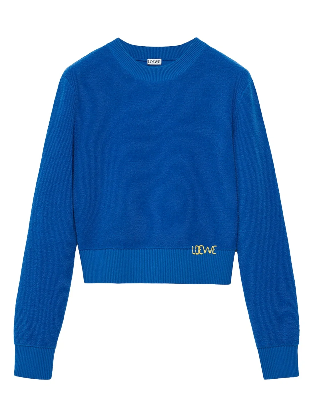 Logo Embroidered Wool Crewneck Sweater Logo Embroidered Wool Crewneck Sweater