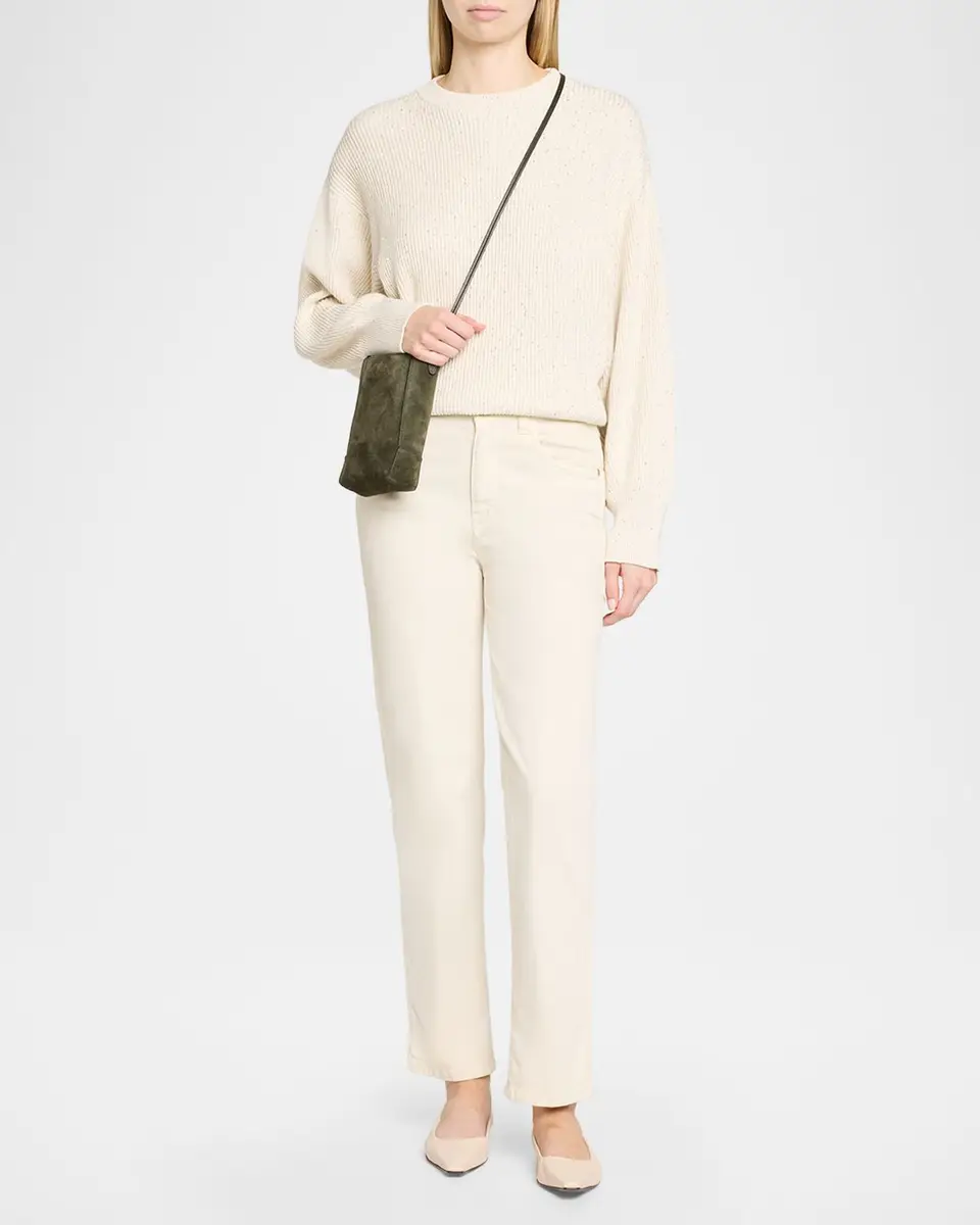 Brunello Cucinelli Suede Crossbody Bag | Thumbnail 5