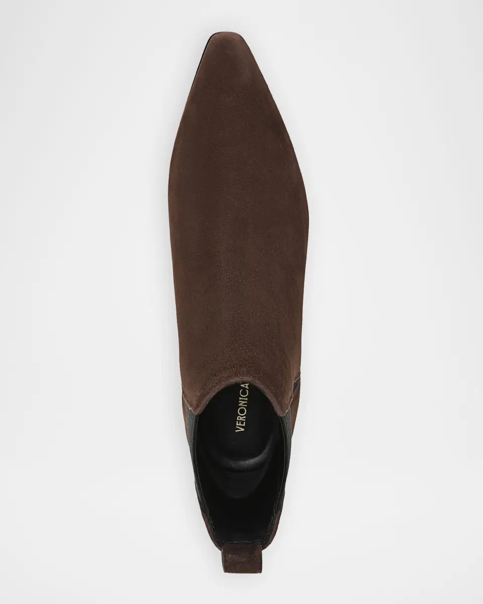 Veronica Beard Astra Suede Ankle Boots | Thumbnail 4 Veronica Beard Astra Suede Ankle Boots | Thumbnail 4