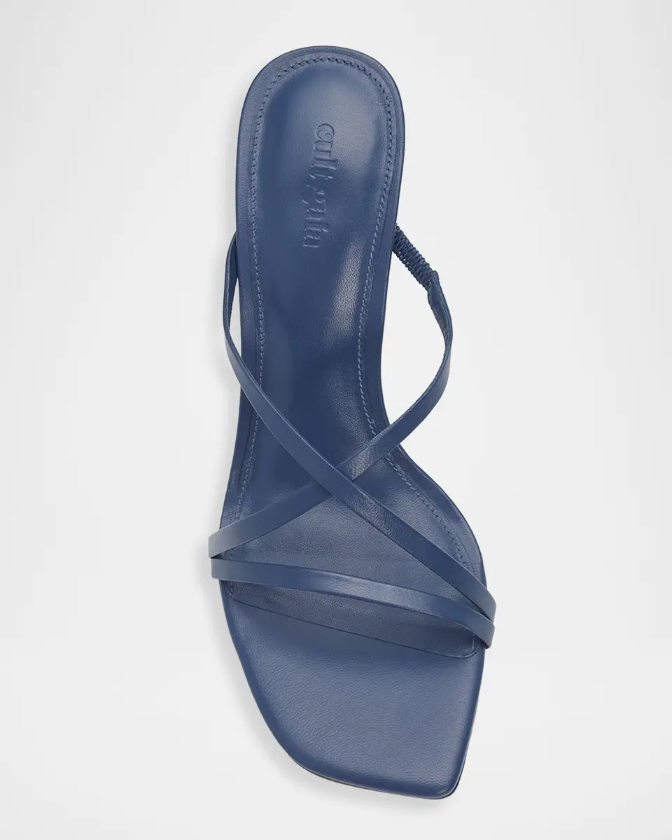 Cult Gaia 90mm Sage Beaded Leather Mule Sandals | Thumbnail 6 Cult Gaia 90mm Sage Beaded Leather Mule Sandals | Thumbnail 6