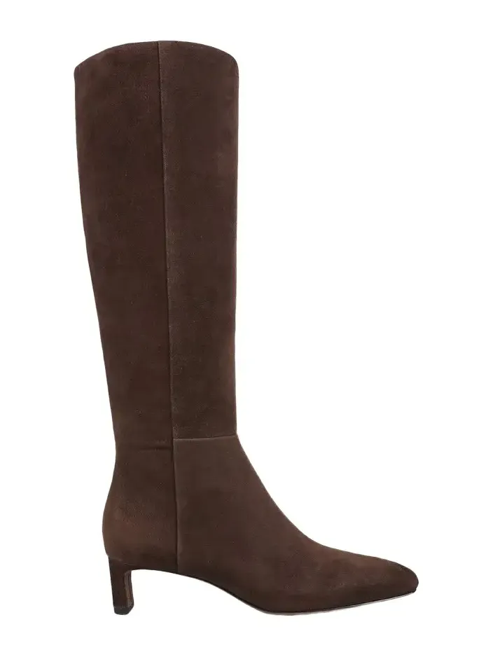 Lilith Suede Knee-High Kitten-Heel Boots Lilith Suede Knee-High Kitten-Heel Boots