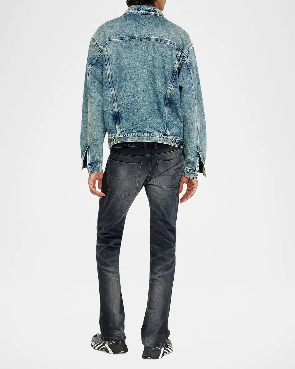 Diesel Men's Stretch Denim Slim Bootcut Jeans | Thumbnail 3 Diesel Men's Stretch Denim Slim Bootcut Jeans | Thumbnail 3