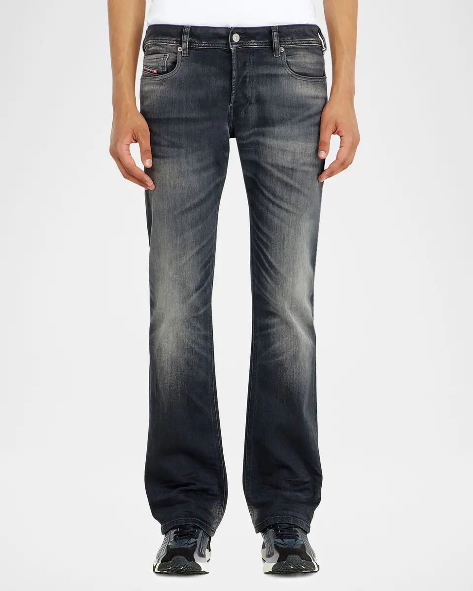 Diesel Men's Stretch Denim Slim Bootcut Jeans | Thumbnail 4 Diesel Men's Stretch Denim Slim Bootcut Jeans | Thumbnail 4
