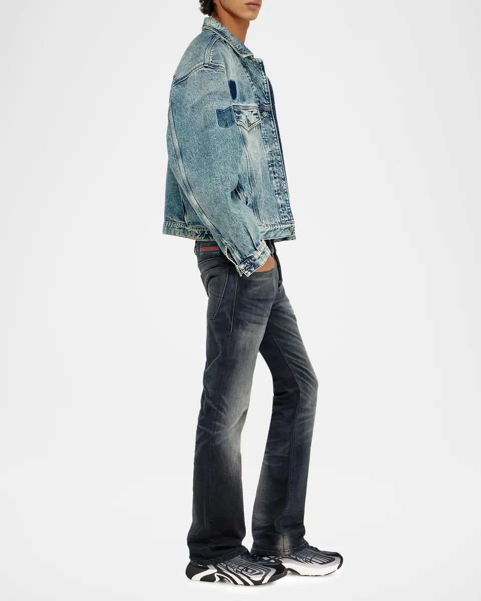 Diesel Men's Stretch Denim Slim Bootcut Jeans | Thumbnail 5 Diesel Men's Stretch Denim Slim Bootcut Jeans | Thumbnail 5
