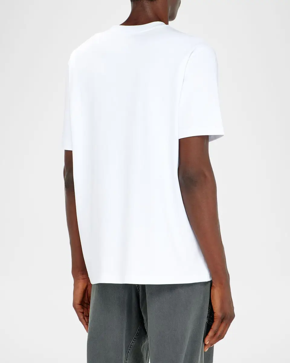 Diesel Men's Cotton-Stretch Tonal Logo T-Shirt | Thumbnail 3 Diesel Men's Cotton-Stretch Tonal Logo T-Shirt | Thumbnail 3